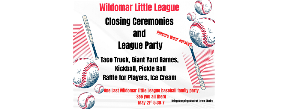 Closing Ceremonies 2025 Baseball Season